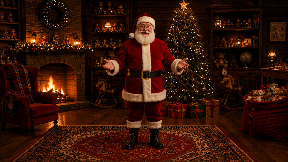 🎄 Βίντεο Χριστουγέννων από τον Άγιο Βασίλη