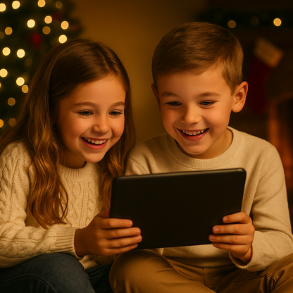 Πιστοποιητικό Καλού Παιδιού με QR Βίντεο από τον Άγιο Βασίλη (Digital)