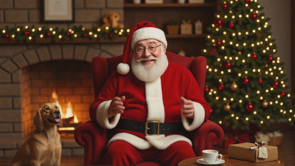 Βίντεο από τον Άγιο Βασίλη + Έντυπο Γράμμα με QR